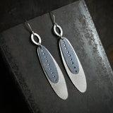 Foramina Double Oval Dangle Earrings II