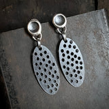 Foramina Oval and Dot Earrings