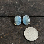 Galaxy Duo Earrings with Bi-color Aquamarine
