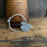 Lunar Orbit Pendant with Kingman Turquoise