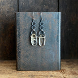 Hinge Earrings with Citrine