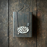 Foramina Oval Necklace with Dot Dangle