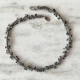 Lunar Brushed Dewdrop Necklace