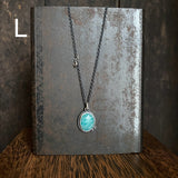 Two Dot Pendant with Gemstone