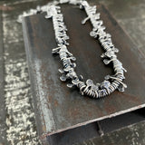 Lunar Brushed Dewdrop Necklace
