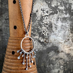 Lunar Circle Burst Pendant