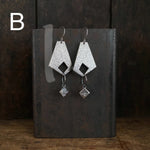 Lunar Geo Drop Earrings