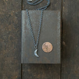 Tiny Crescent Moon Pendant