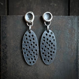 Foramina Oval and Dot Earrings