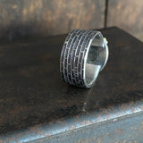 Orbit Ring with Aquamarine