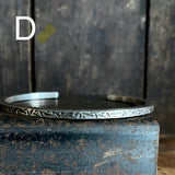 Stamped Cuff Bracelet