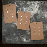 Simple Geometric Stud Earrings