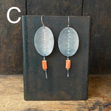 Market Earrings with Gemstone Beads