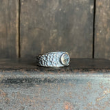 Meteorite Ring with Labradorite