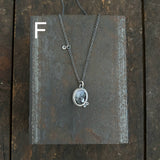 Two Dot Pendant with Gemstone