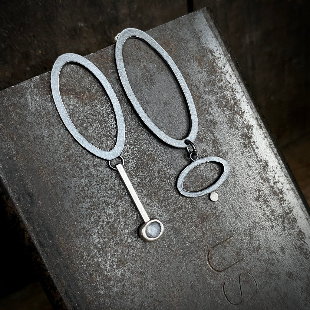 Ellipse Mismatched Earrings IV