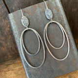 Lunar Double Oval Earrings
