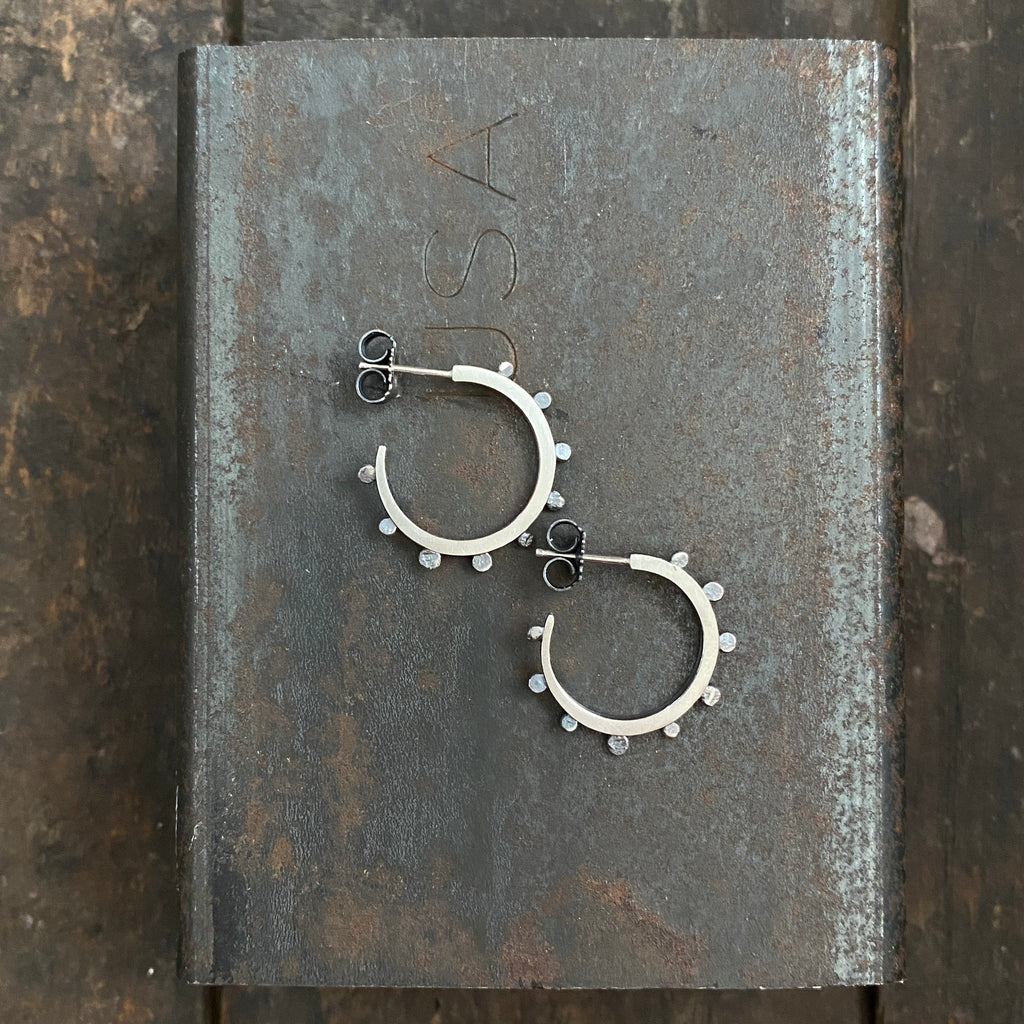 Lunar Dotted Hoops