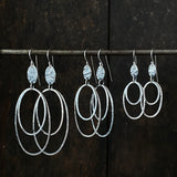 Lunar Double Oval Earrings