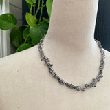 Lunar Brushed Dewdrop Necklace