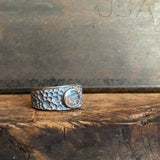 Meteorite Ring with Labradorite
