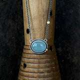 Galaxy Balance Pendant with Aquamarine