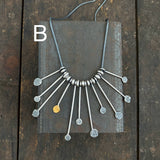 Lunar Long Drop Necklace