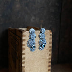 Lunar Path Earrings with London Blue Topaz