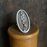 Lunar Path Ring with Sunstone