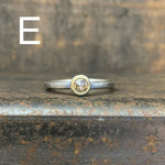 Facula Ring with Rose cut diamond