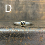 Facula Ring with Rose cut diamond